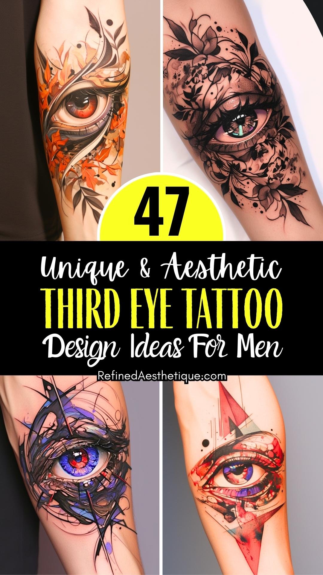 47 Third Eye Tattoo Design Ideas For Men