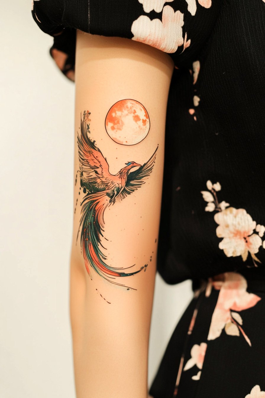 Arm & Half Sleeves Tattoo For Women (7)