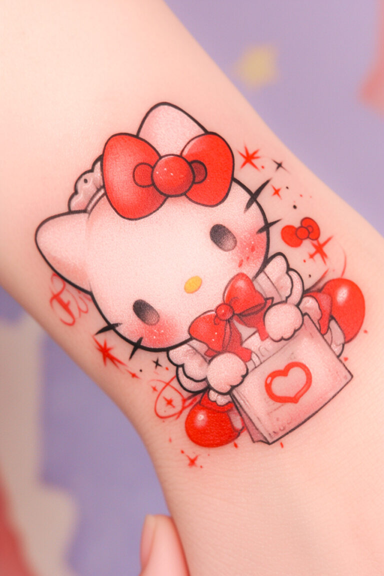 73 Uniquely Stunning Hello Kitty Tattoo Ideas You’ll Love – Refined ...