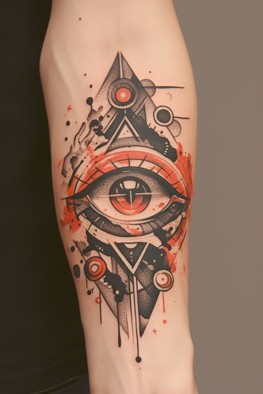 Third Eye Tattoo Ideas for Men Forearm (2)