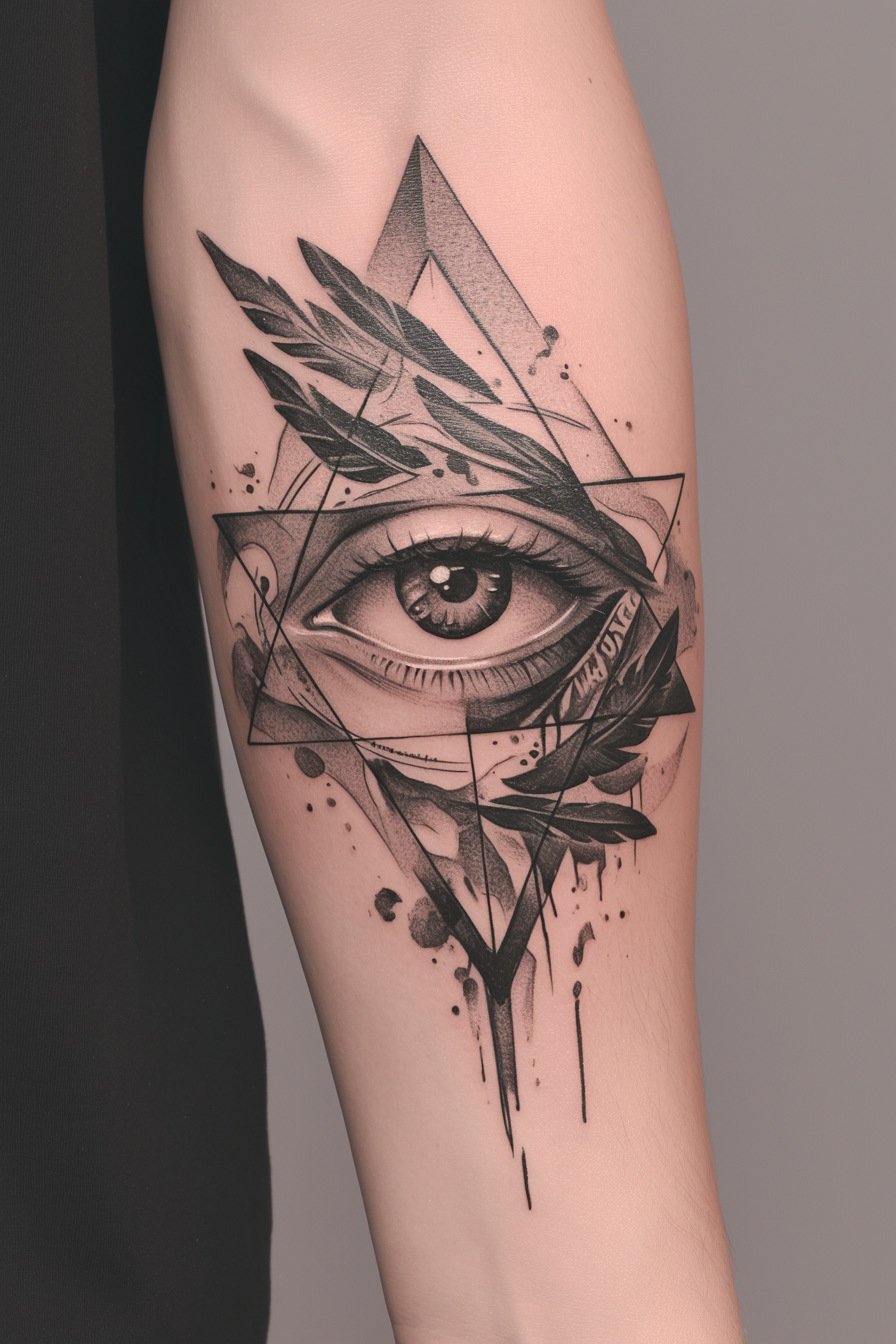 Third Eye Tattoo Ideas for Men Forearm (5)