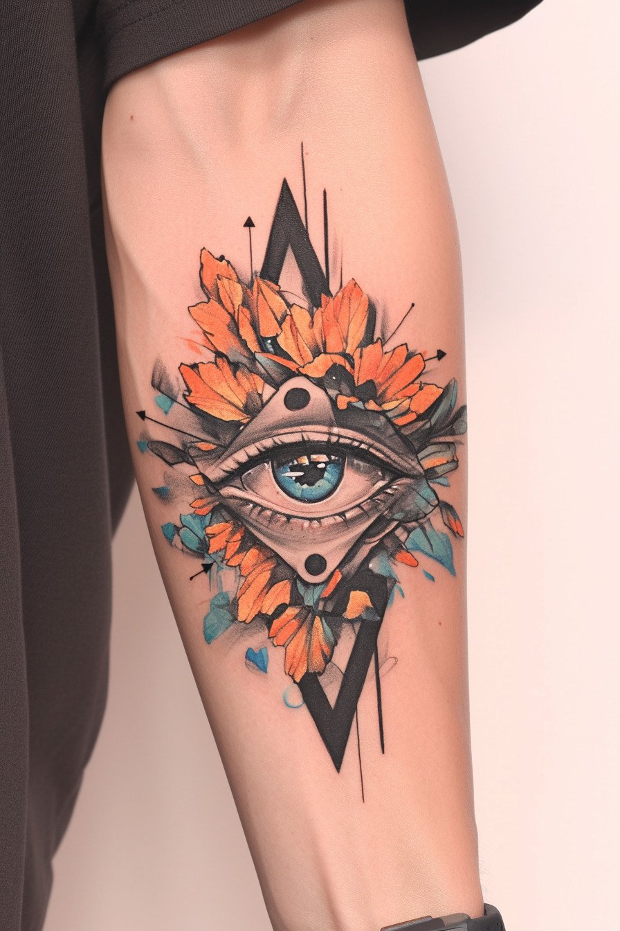 Third Eye Tattoo Ideas for Men Forearm (7)