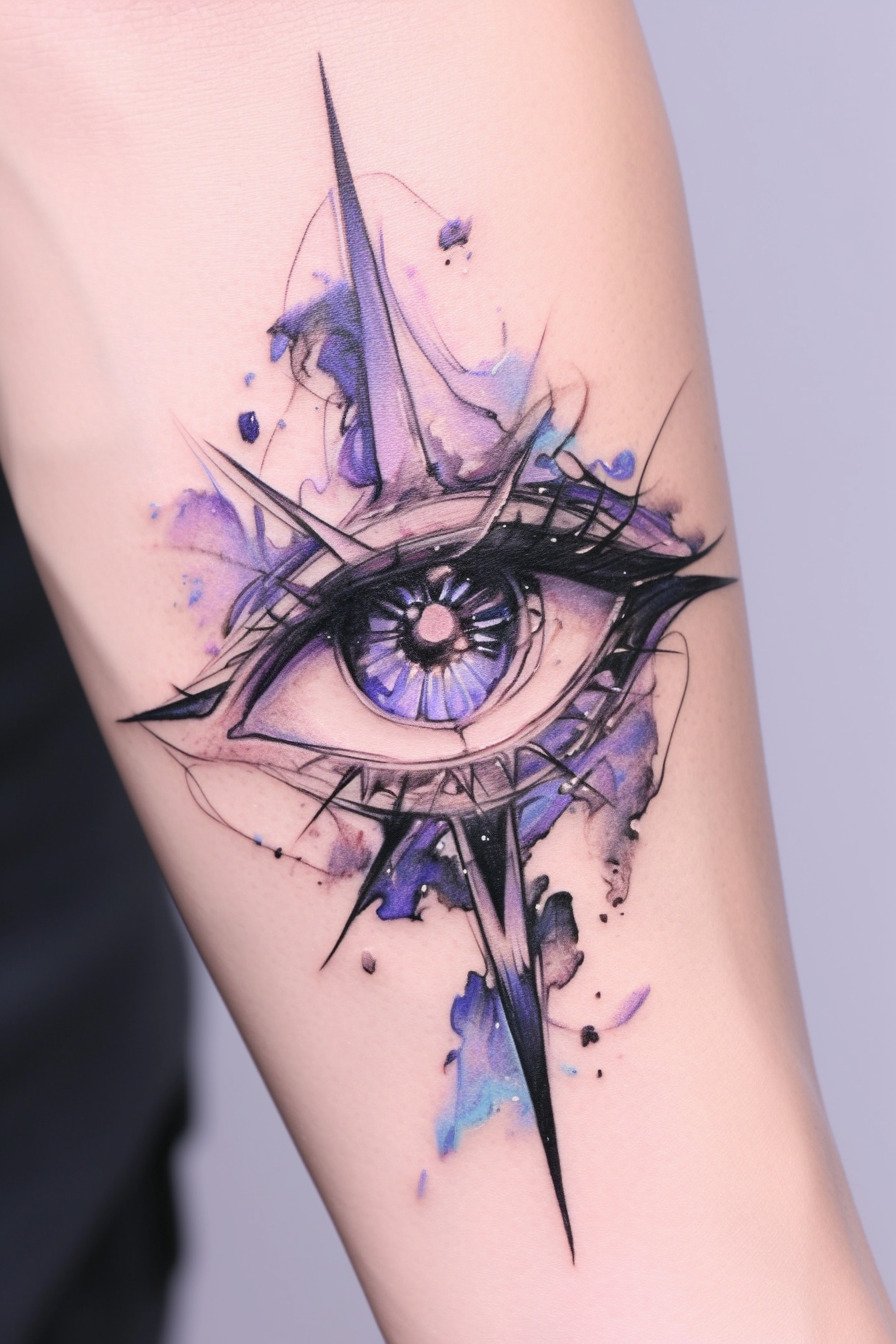 Third Eye Tattoo Ideas for Men Forearm (9)