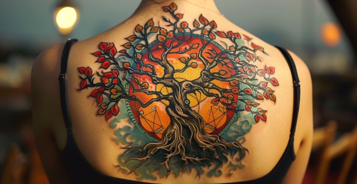 Feminine Tree Of Life Tattoo Design Idea For Women Featured Image