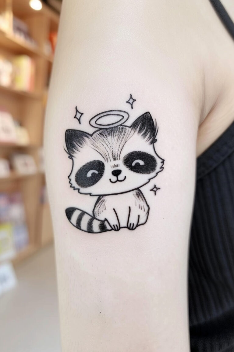 31 Unique Raccoon Tattoo Ideas That Are Not Only Cute But Also Simple ...