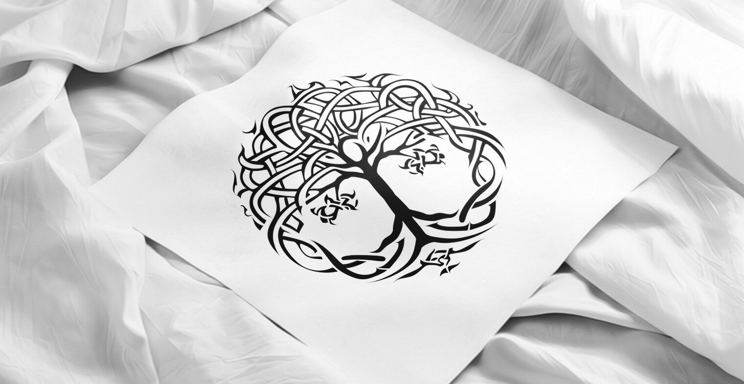 Tree of Life Tattoo Stencil Design Featured Image