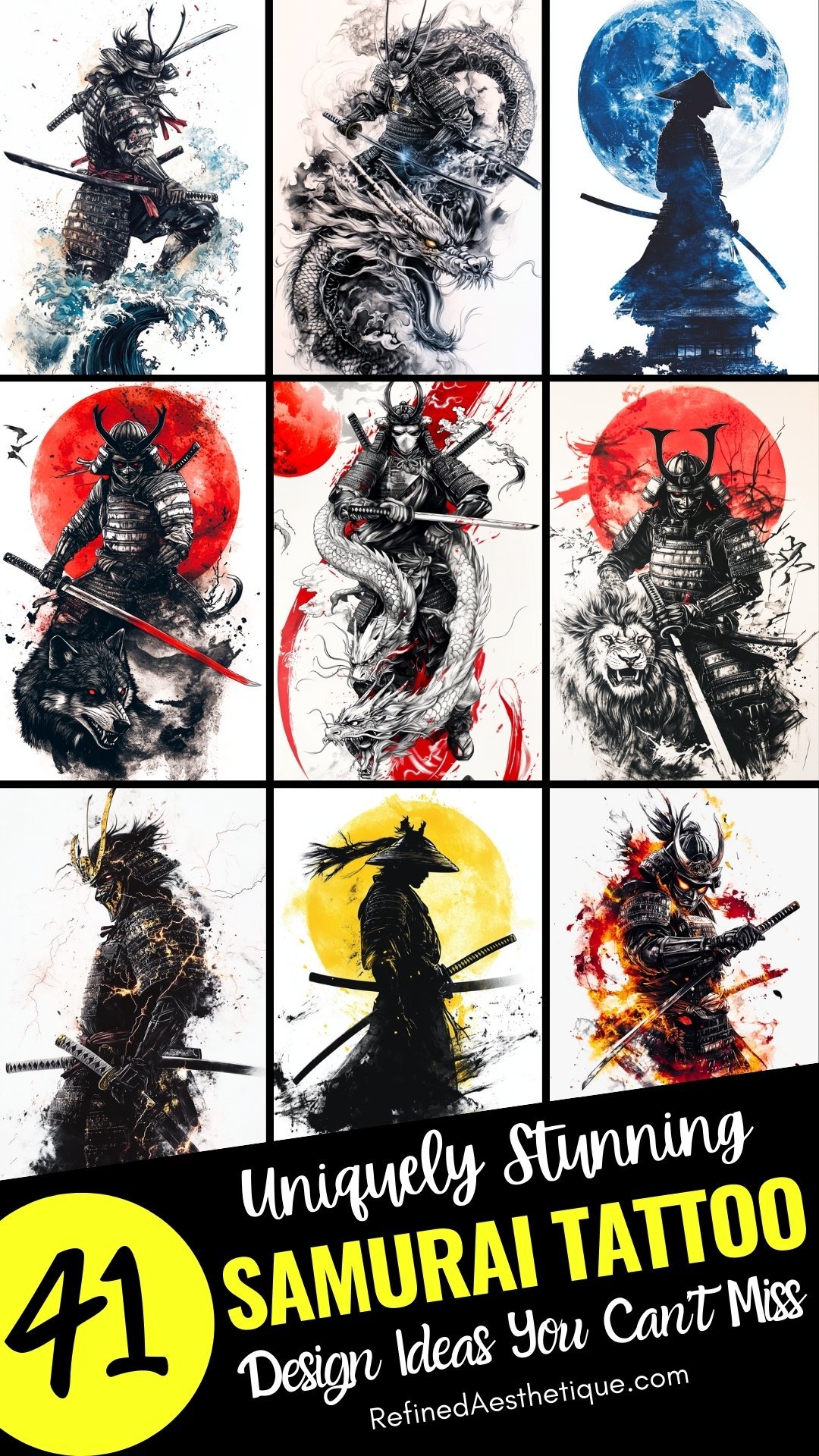 41 Uniquely Stunning Samurai Tattoo Design Ideas You Can’t Miss