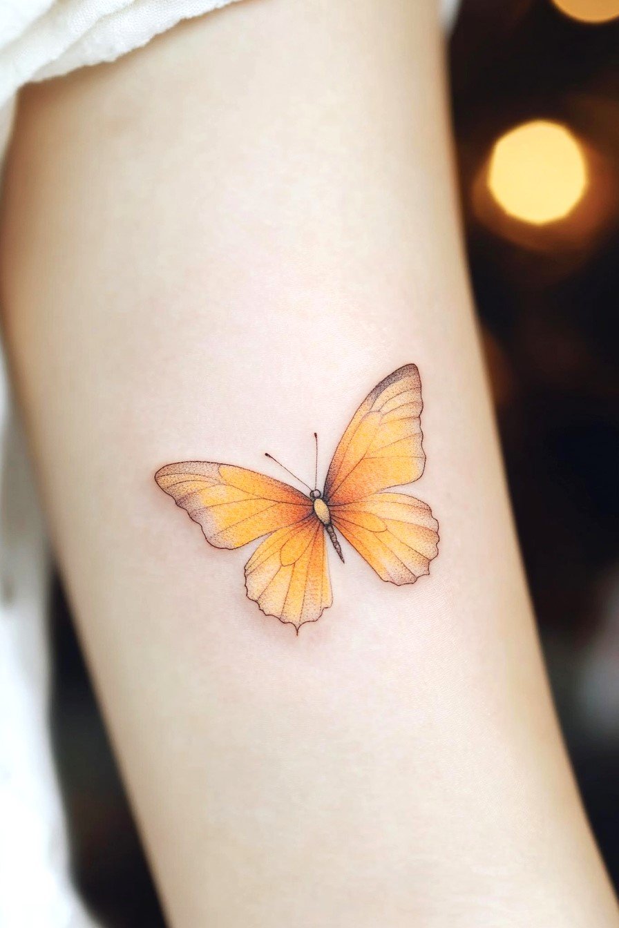 Arm Butterfly Tattoo 11