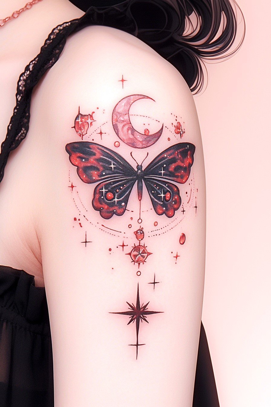 Arm Butterfly Tattoo 15