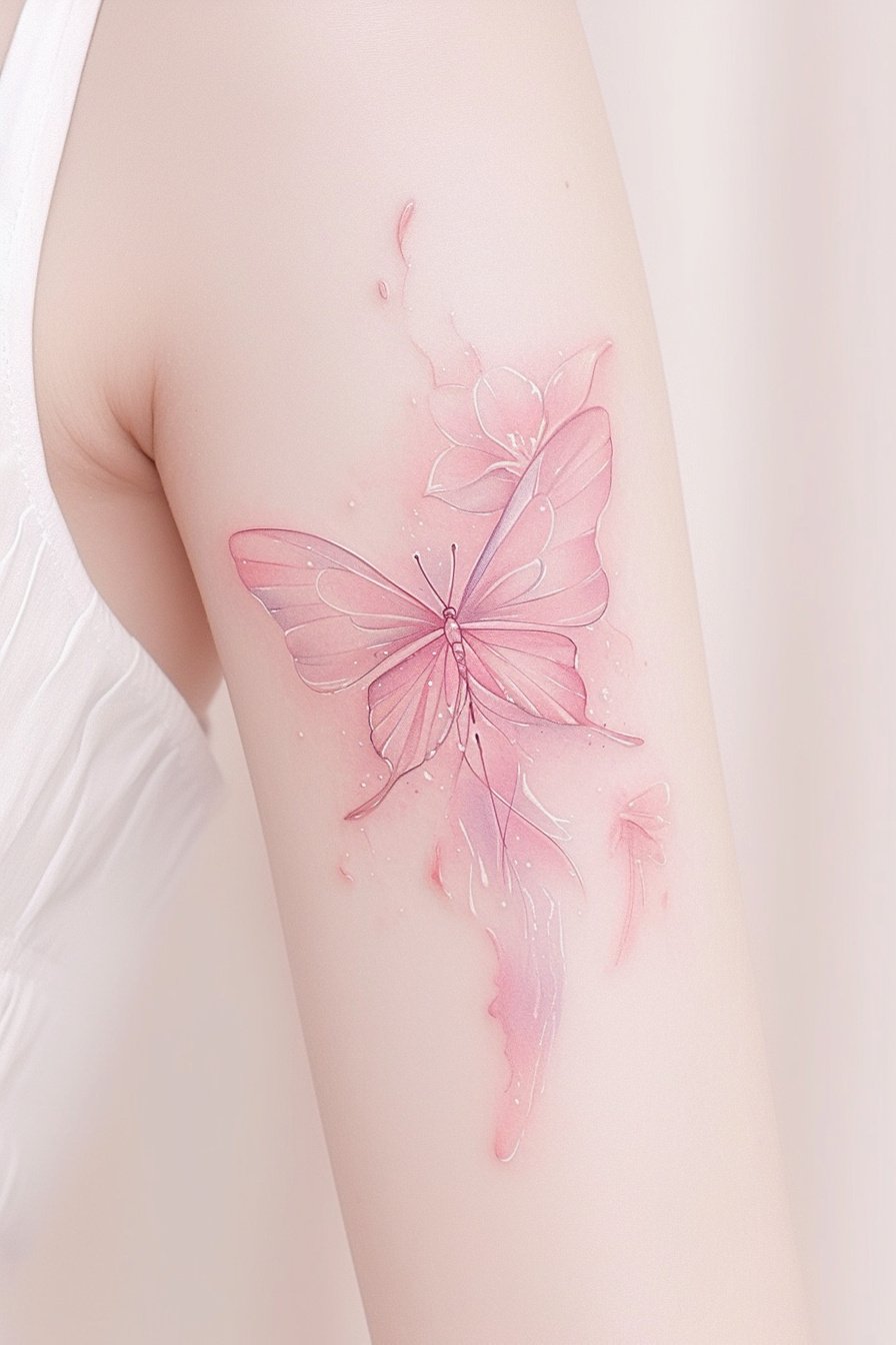 Arm Butterfly Tattoo 17