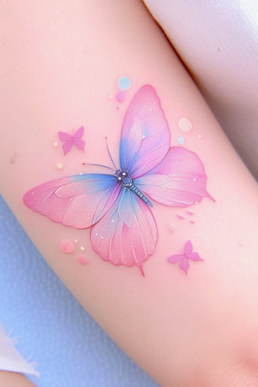 Arm Butterfly Tattoo 18