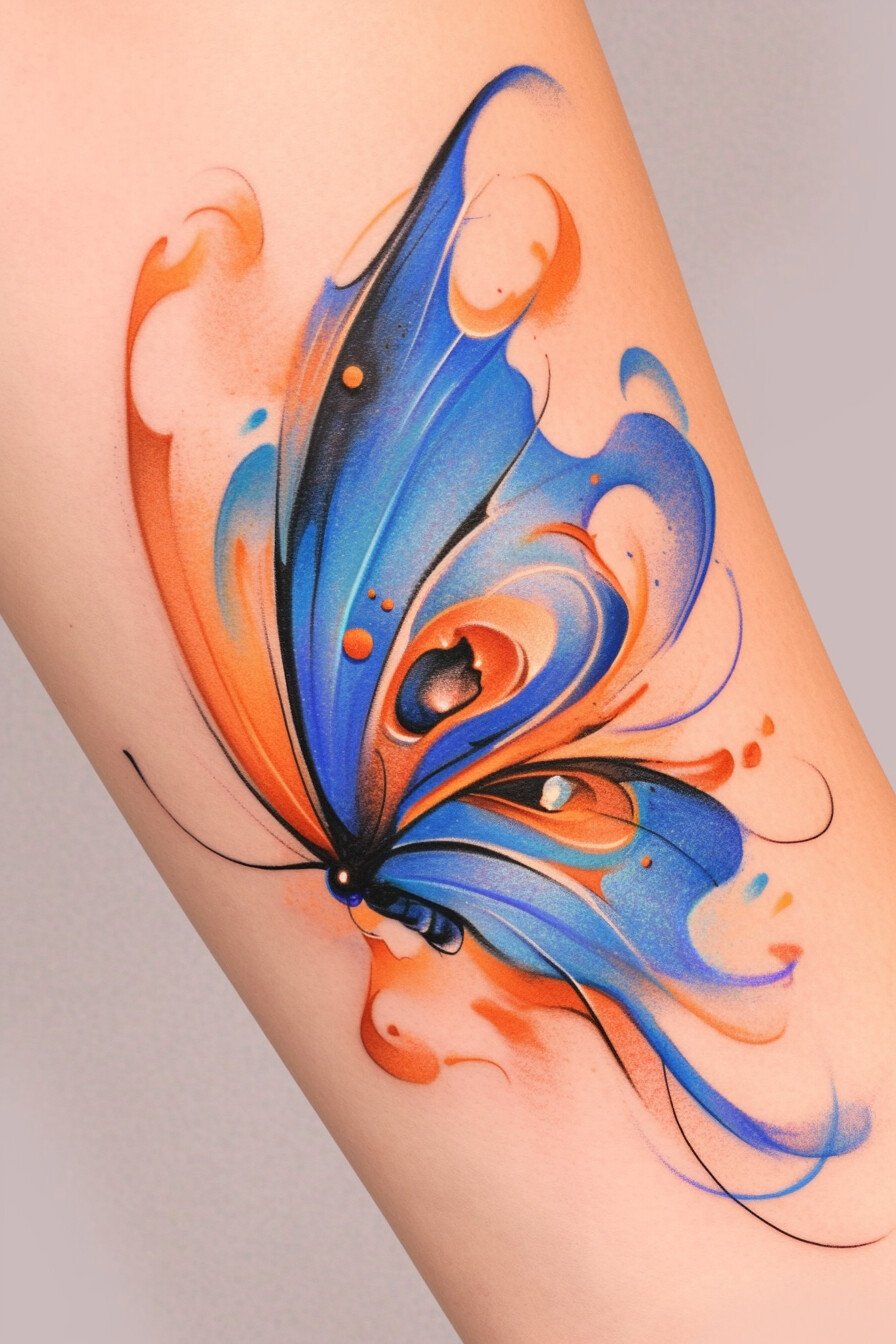 Arm Butterfly Tattoo 23