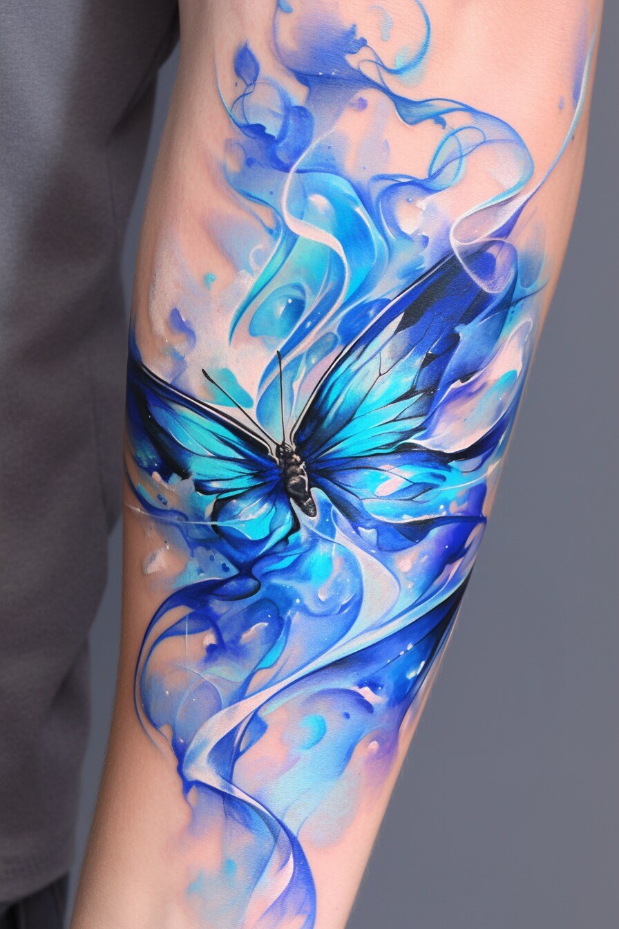 Arm Butterfly Tattoo 24