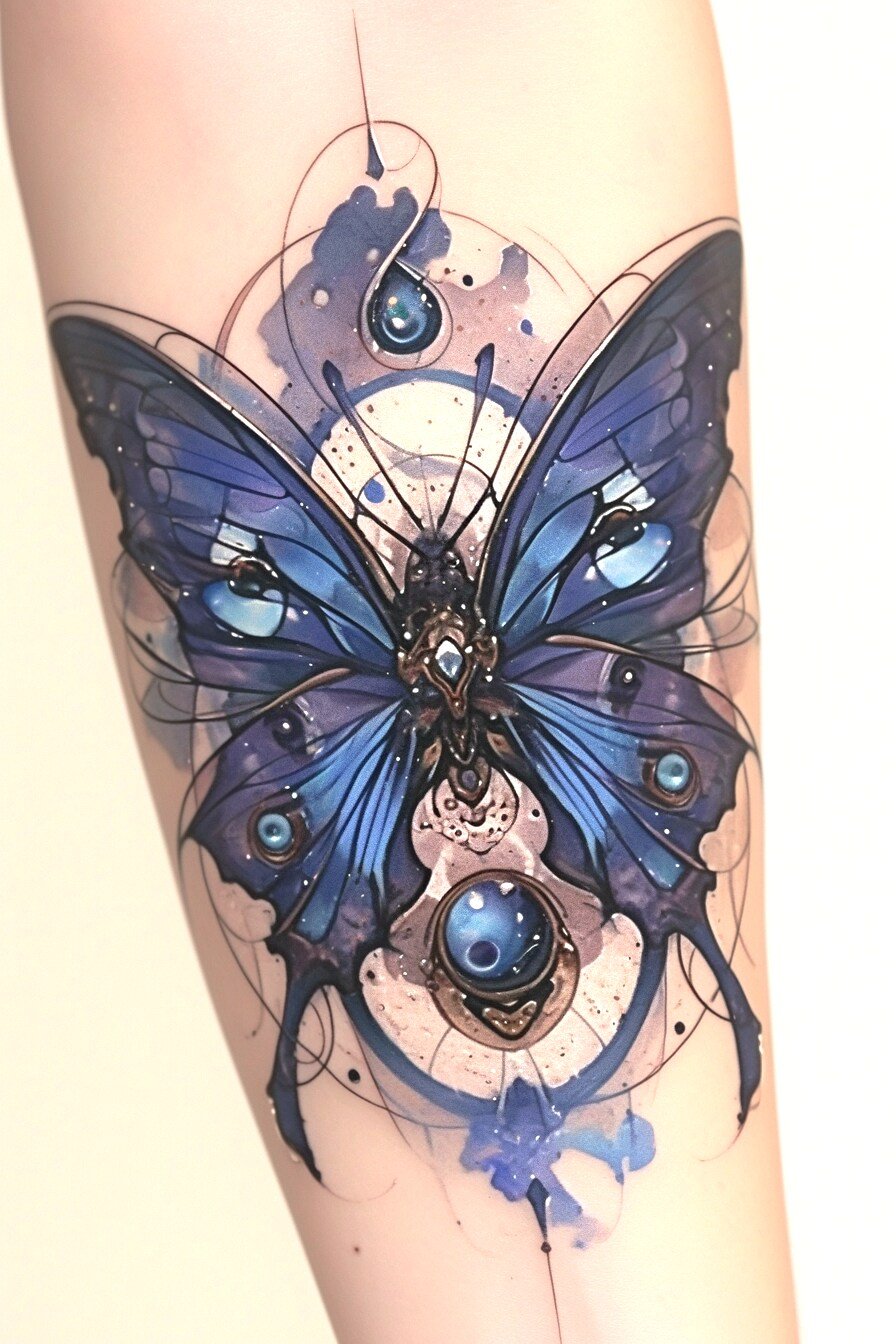 Arm Butterfly Tattoo 25