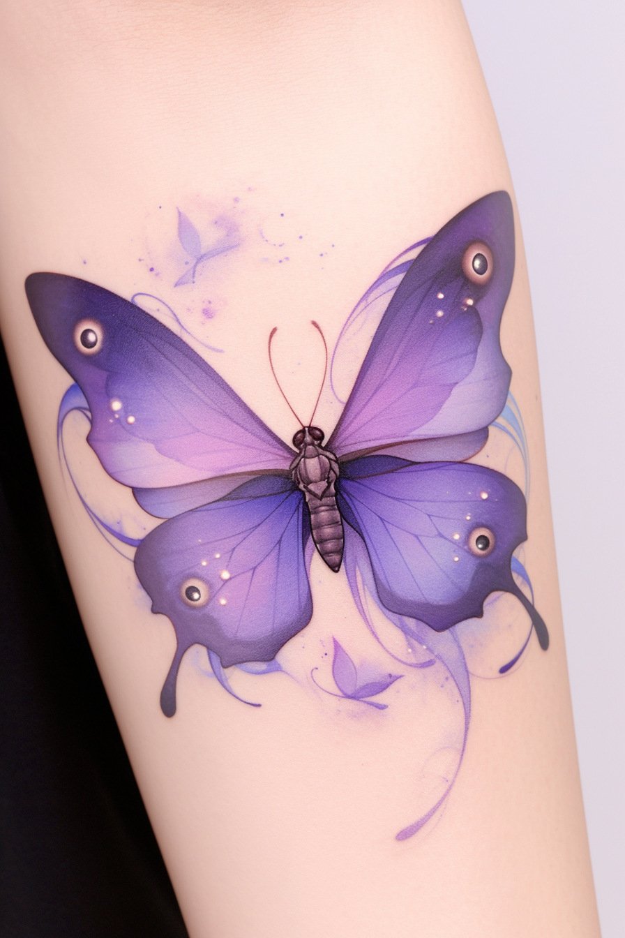 Arm Butterfly Tattoo 26