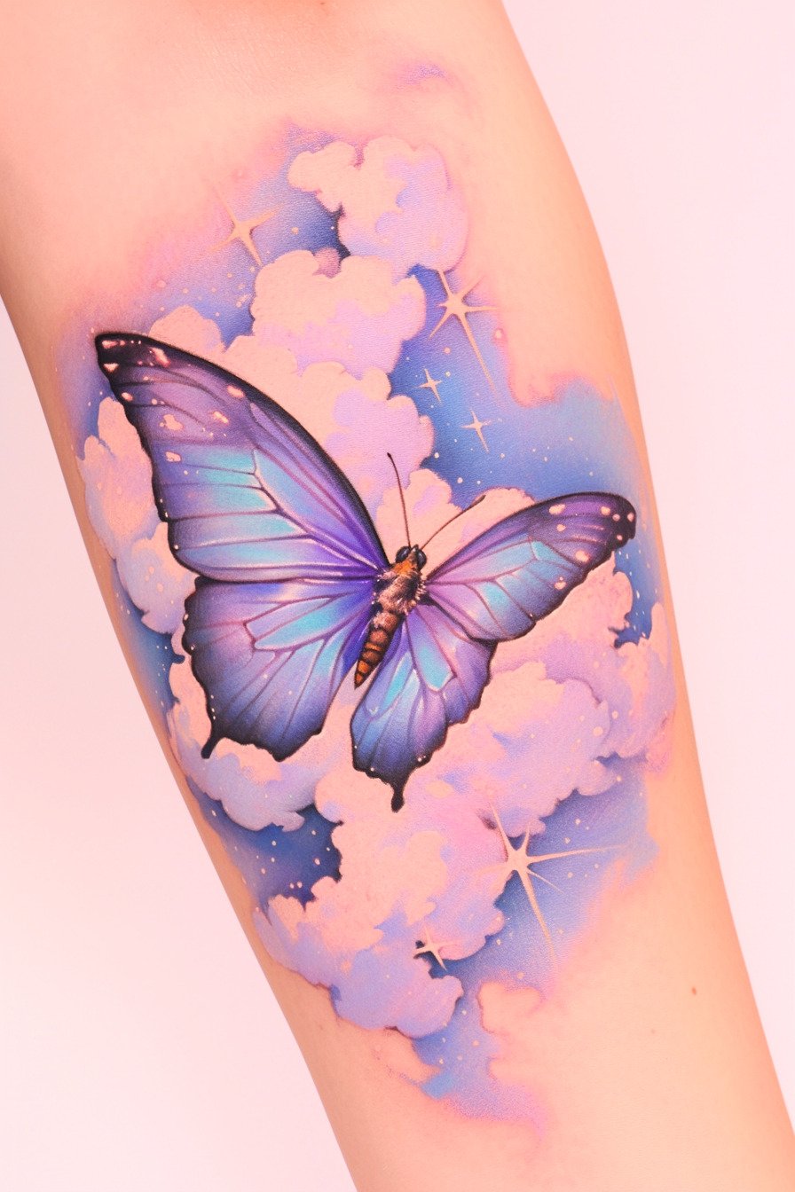 Arm Butterfly Tattoo 28