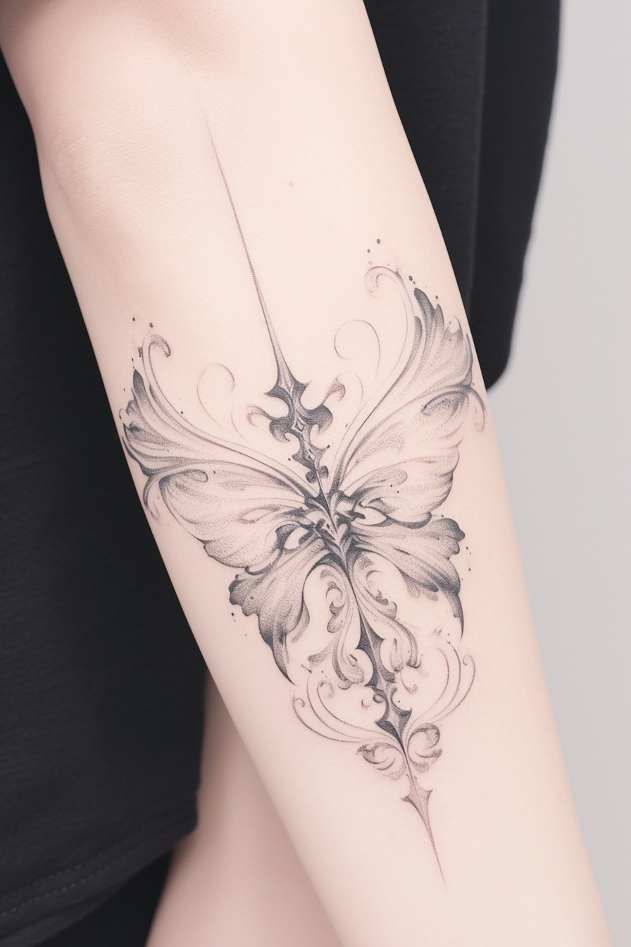 Arm Butterfly Tattoo 29