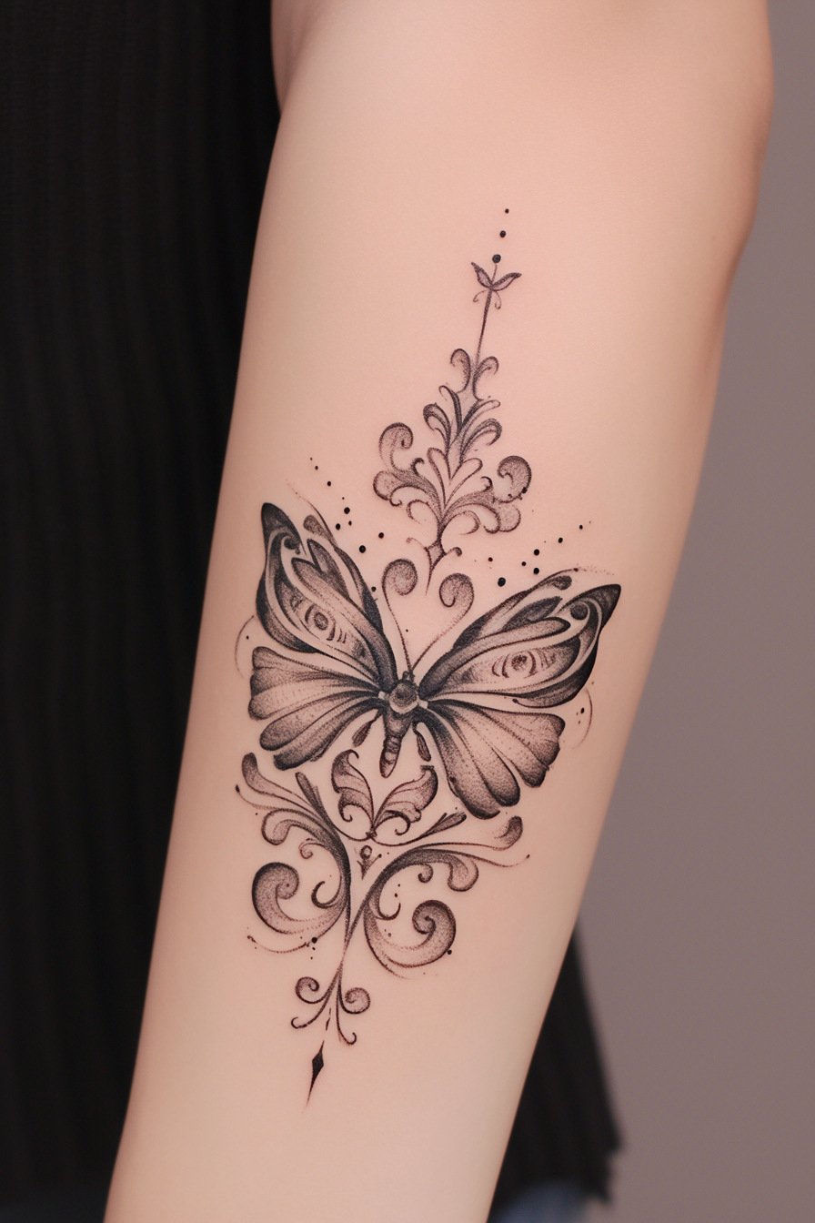 Arm Butterfly Tattoo 30