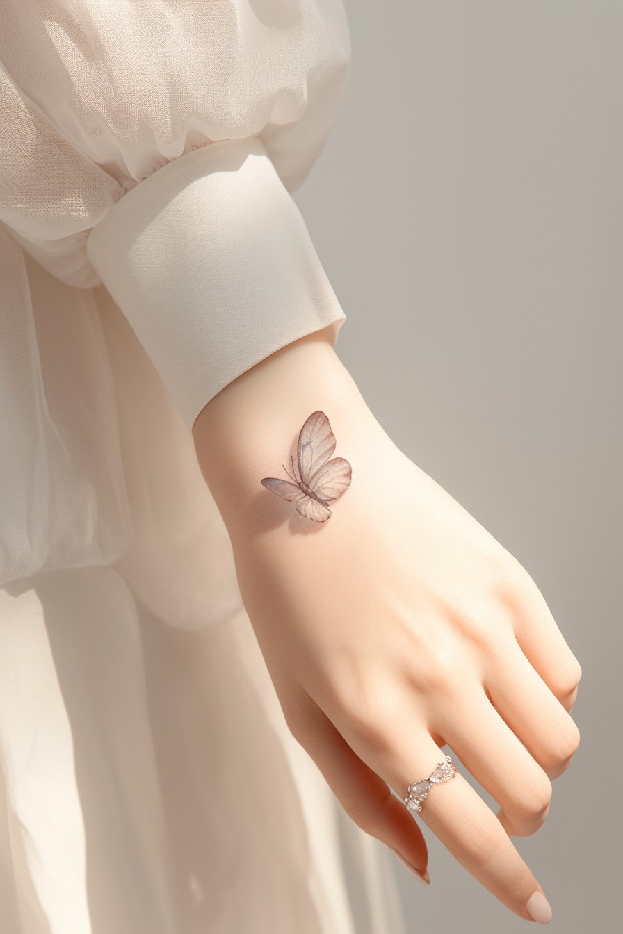 Butterfly Tattoo Design Ideas on Hand 4