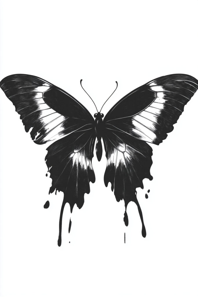50-breathtaking-butterfly-tattoo-stencil-designs-refined-aesthetique