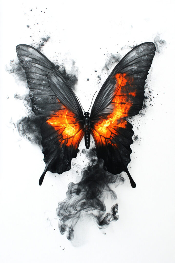 50 Breathtaking Butterfly Tattoo Stencil Designs – Refined Aesthetique