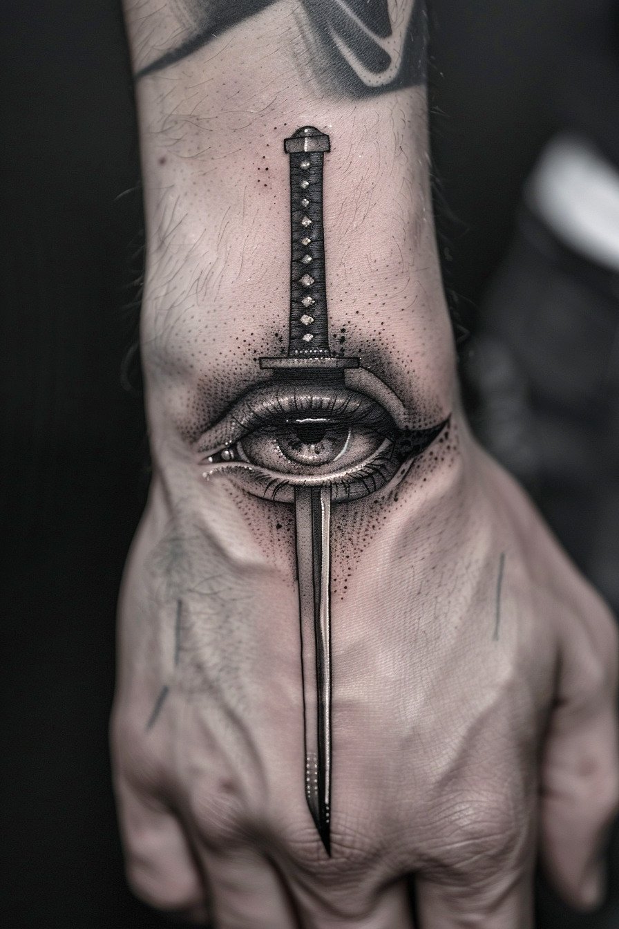 Hand Eye Tattoo For Men (5)