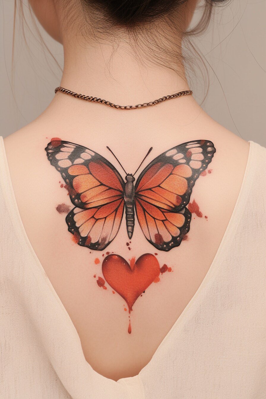 Monarch Butterfly Tattoo Ideas 10