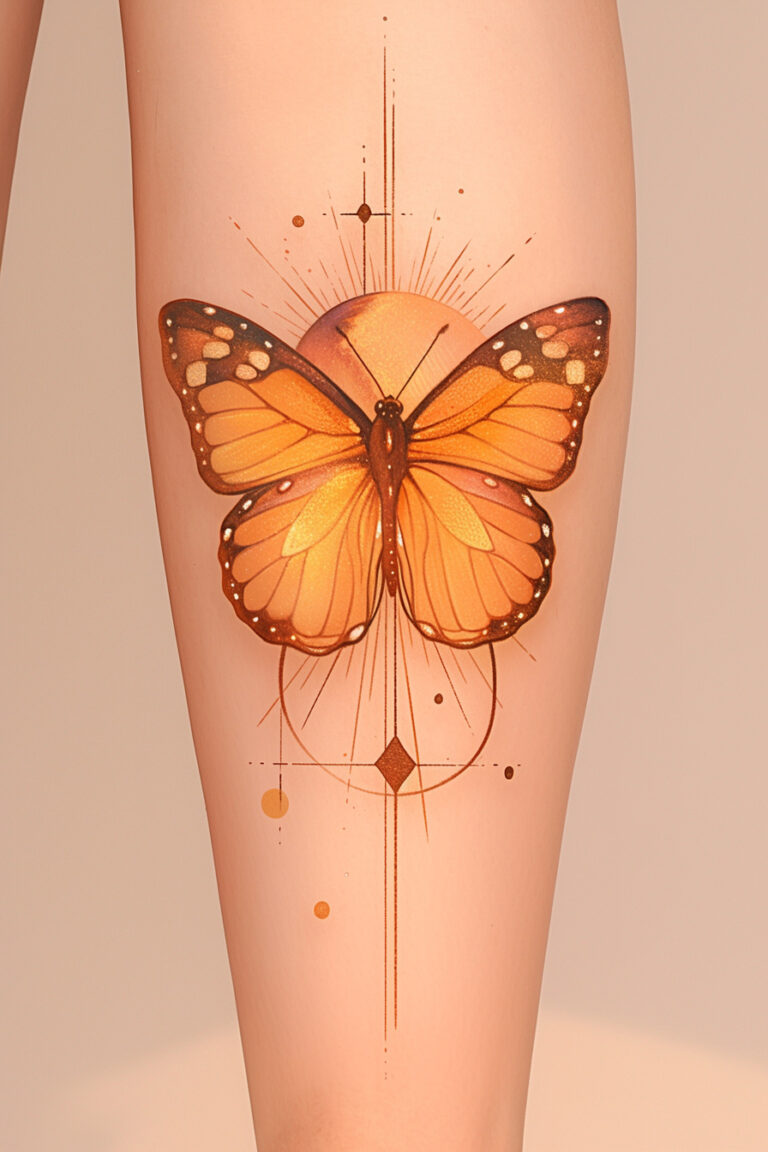 45 Beautiful Monarch Butterfly Tattoos For Your Next Ink Refined Aesthetique 3595