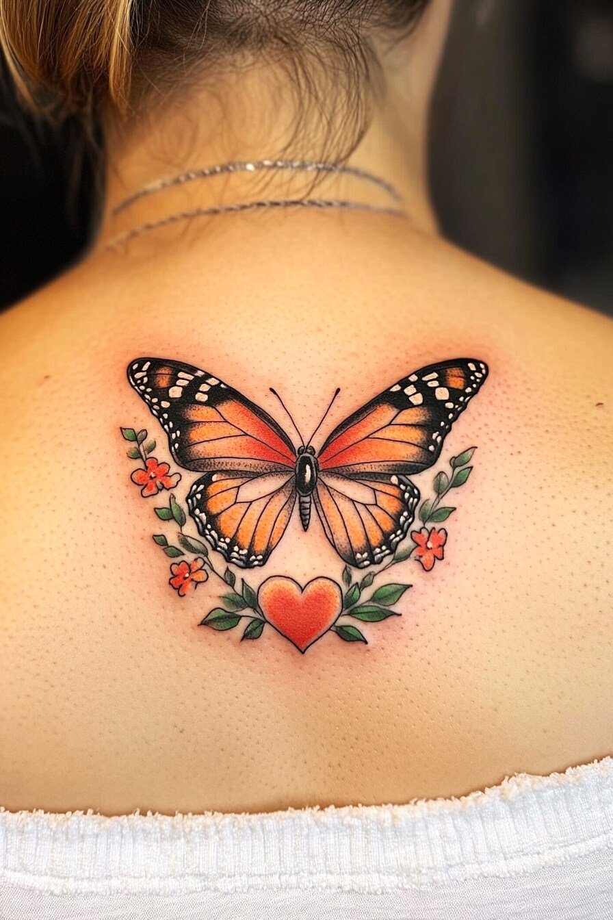 Monarch Butterfly Tattoo Ideas 4