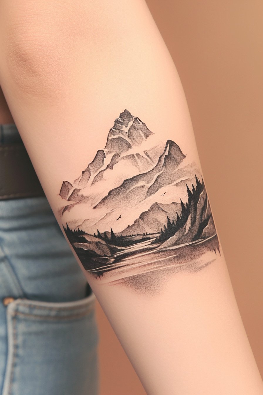 Mountain Tattoo Ideas 11