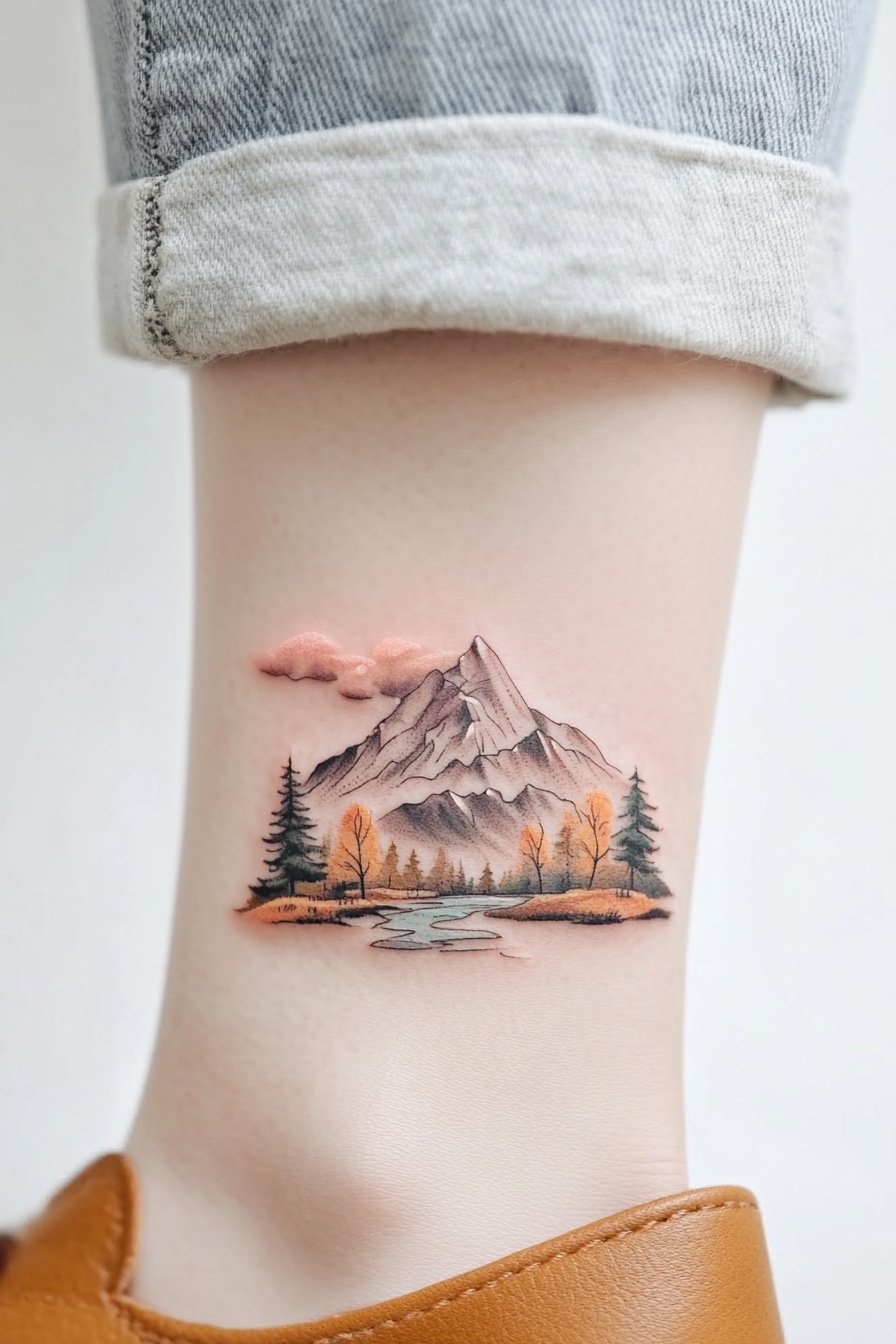 Mountain Tattoo Ideas 21