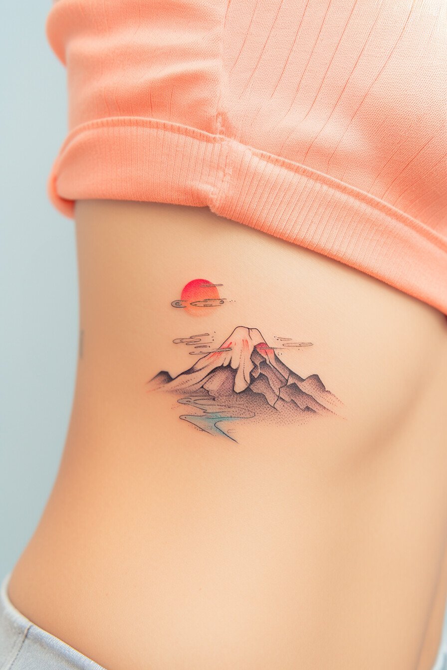 Mountain Tattoo Ideas 22