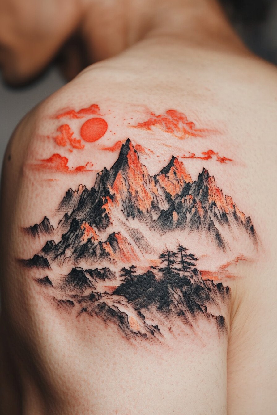 Mountain Tattoo Ideas 25