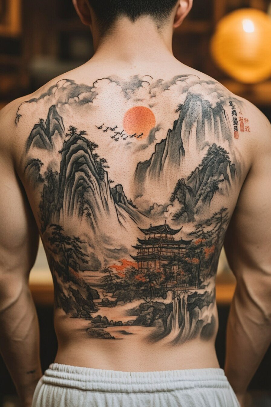 Mountain Tattoo Ideas 26