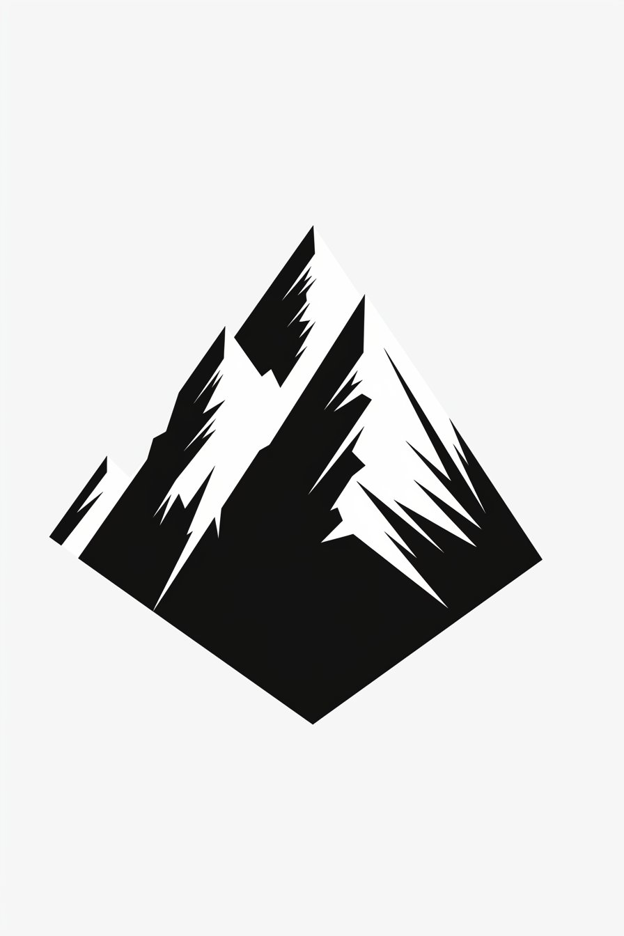 Mountain Tattoo Stencil Design Ideas 5