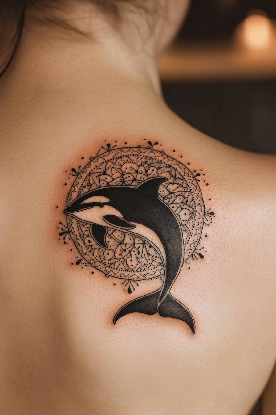 Orca- Killer Whale Tattoo (7) - Back