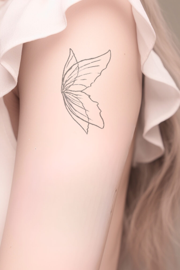 45 Simple Butterfly Tattoos Perfect For a Minimalist Look – Refined ...