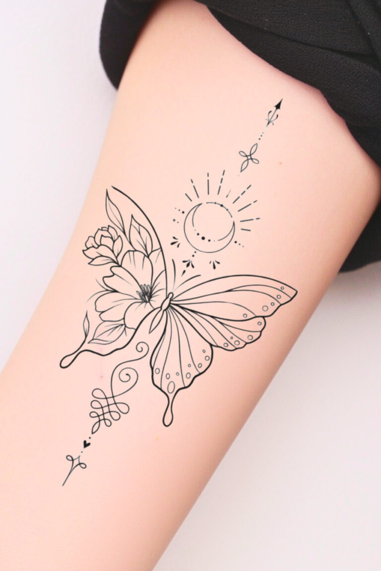 45 Simple Butterfly Tattoos Perfect For a Minimalist Look – Refined ...