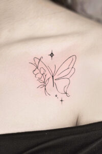 45 Simple Butterfly Tattoos Perfect For a Minimalist Look – Refined ...