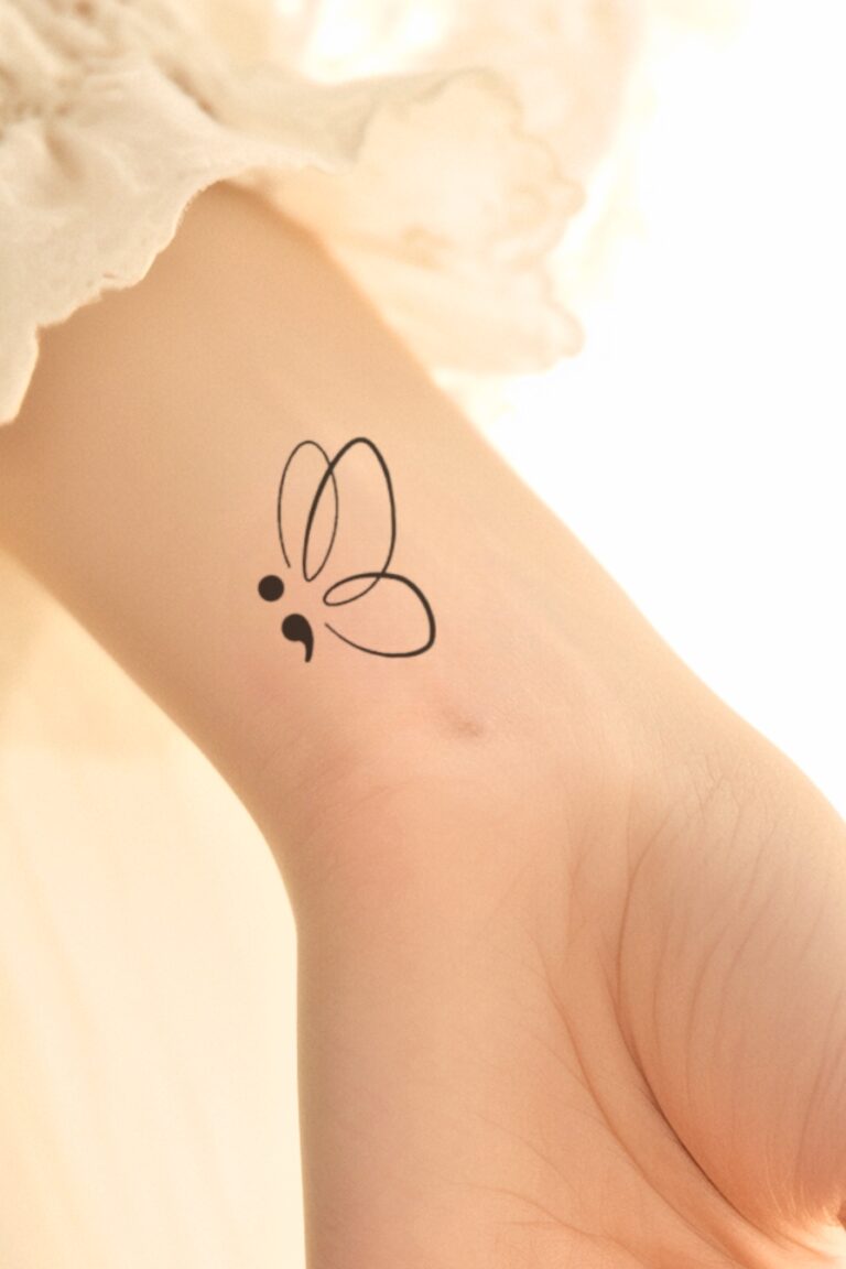 45 Simple Butterfly Tattoos Perfect For a Minimalist Look – Refined ...