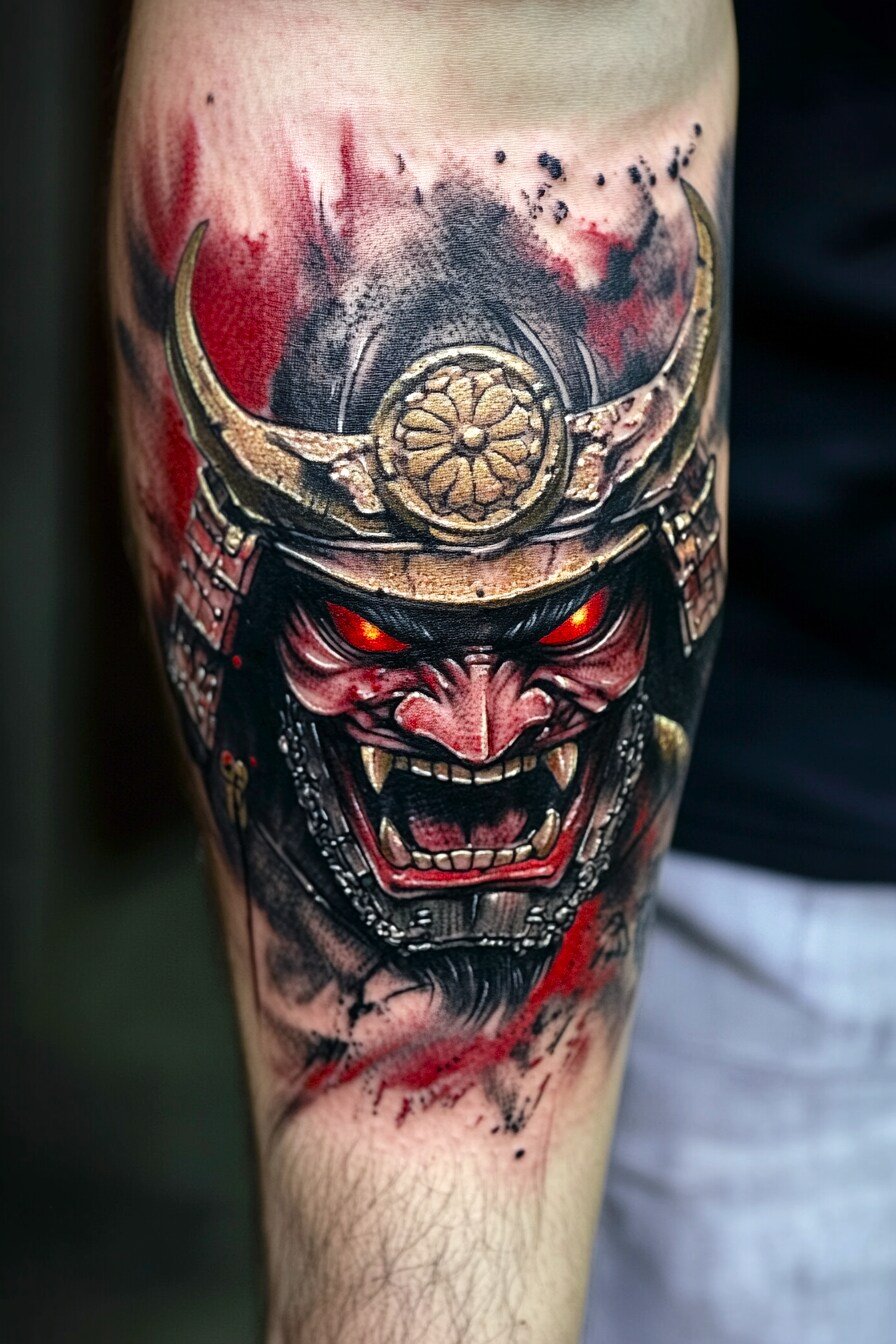 Sleeve Oni Tattoo Design Ideas 2