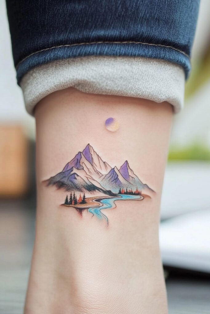 30 Small Mountain Tattoo Designs to Inspire Your Next Ink – Refined ...