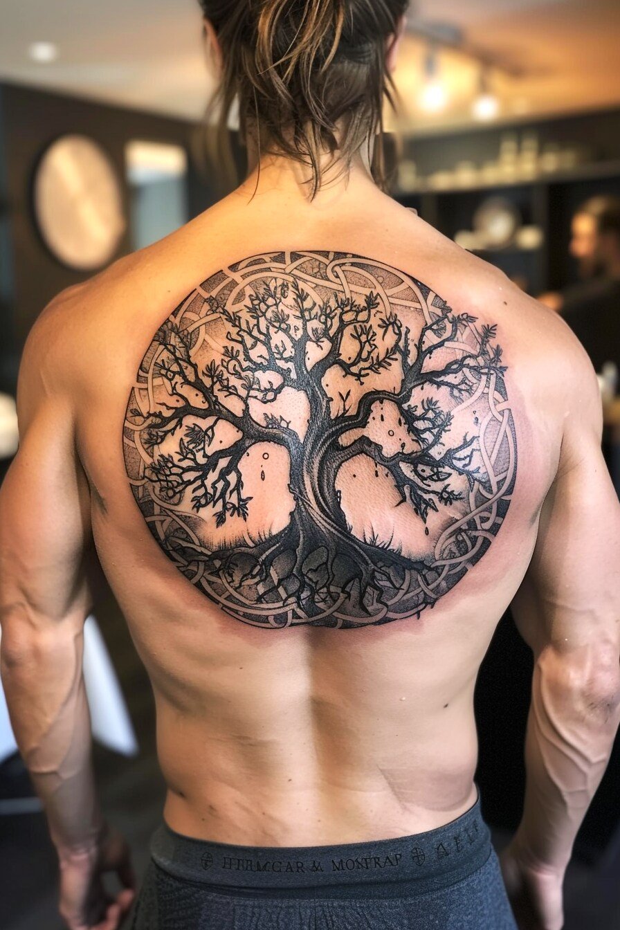 Tree of Life Tattoo Design Ideas For Men 11