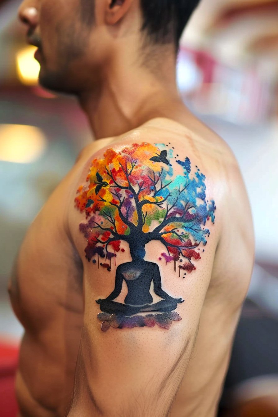 Tree of Life Tattoo Design Ideas For Men 12