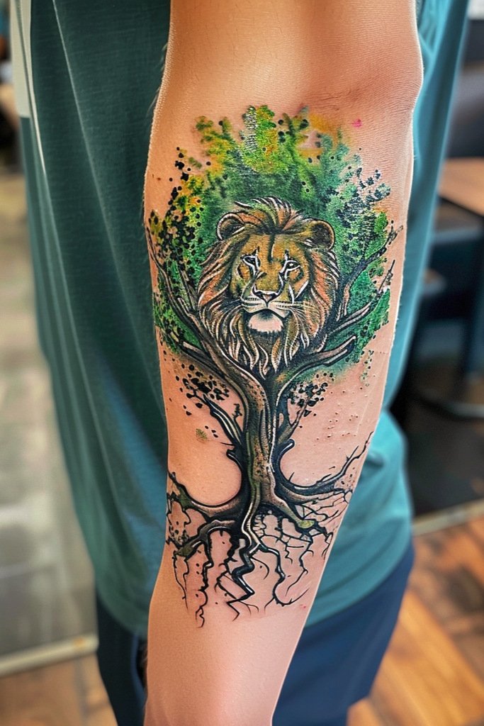 Tree of Life Tattoo Design Ideas For Men 13