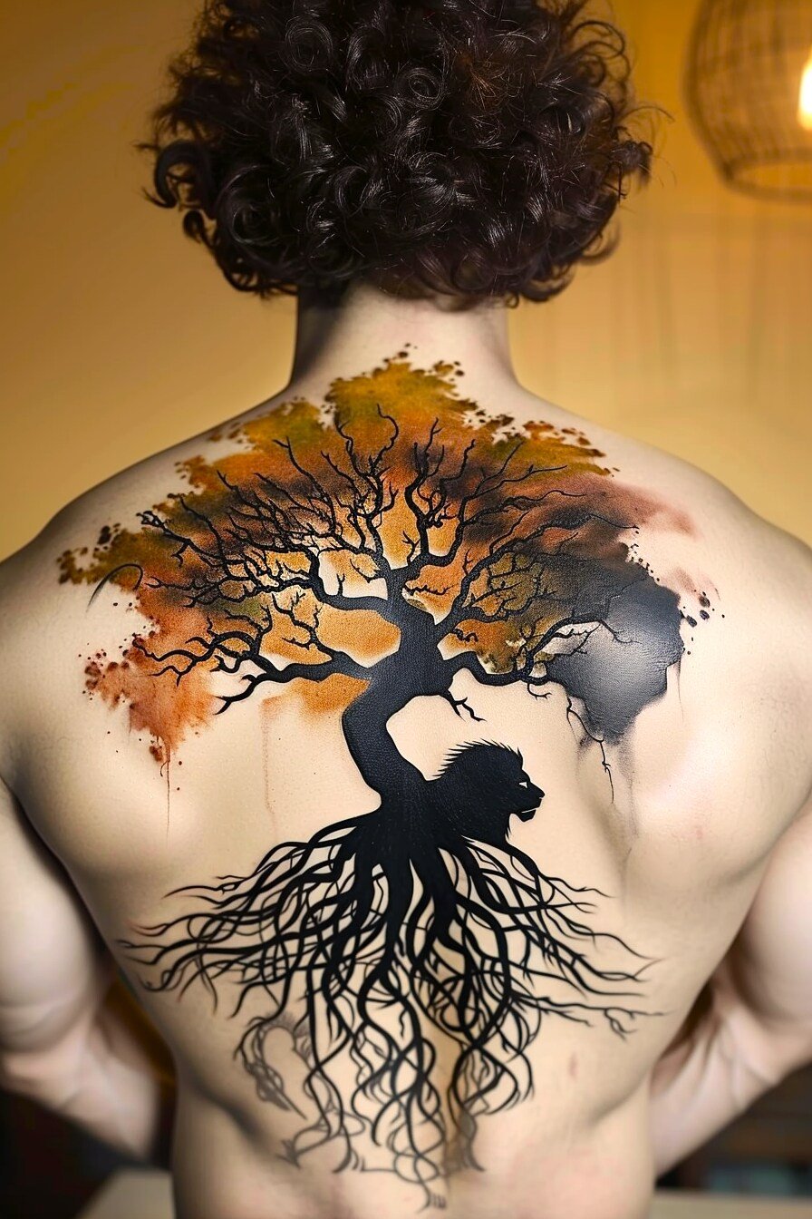 Tree of Life Tattoo Design Ideas For Men 15