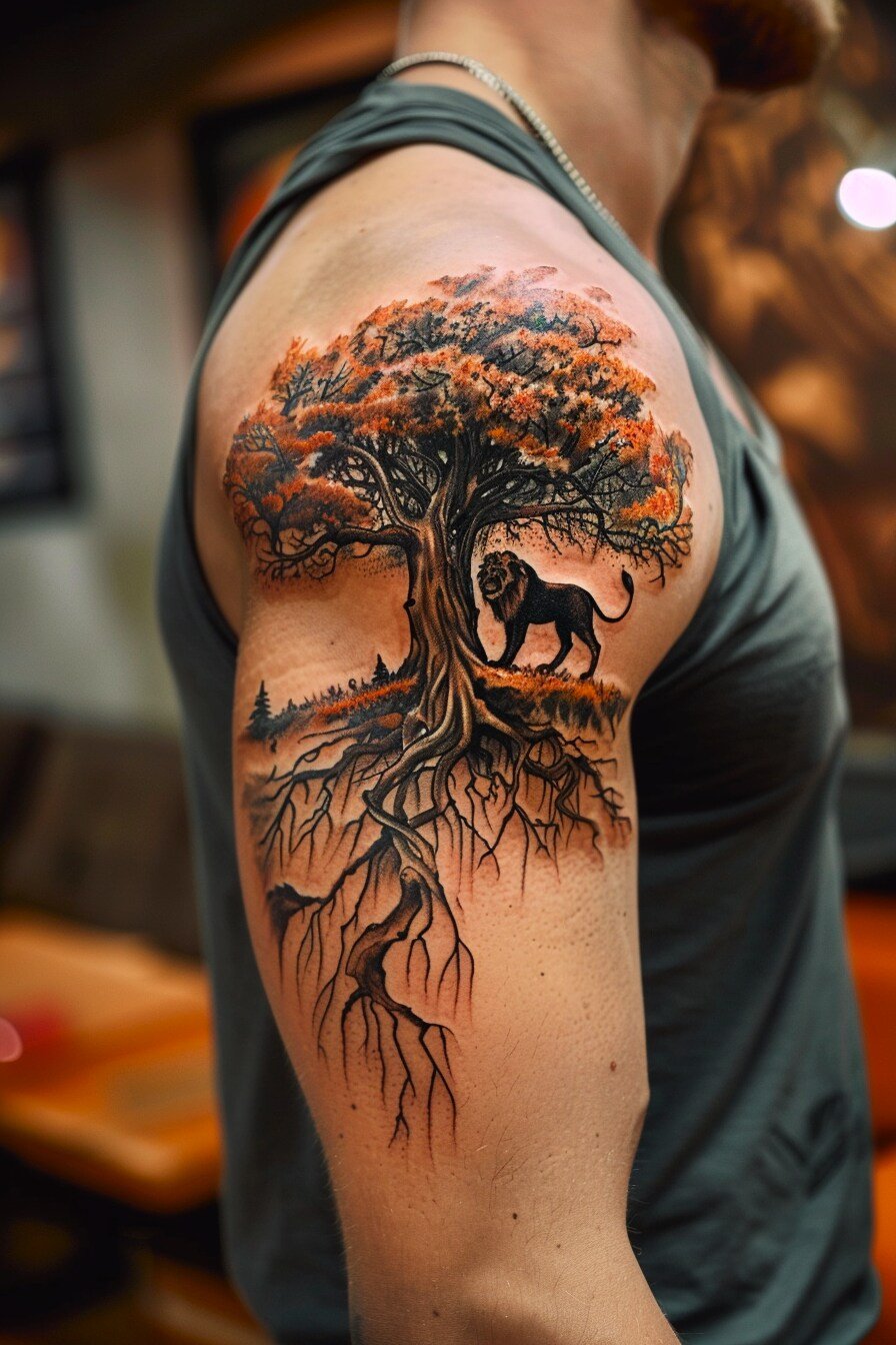 Tree of Life Tattoo Design Ideas For Men 16