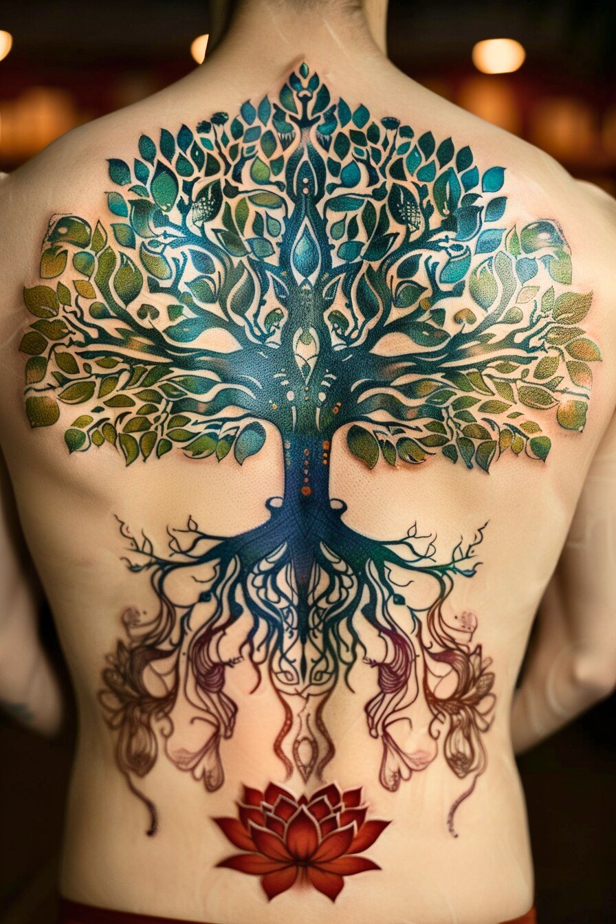 Tree of Life Tattoo Design Ideas For Men 20