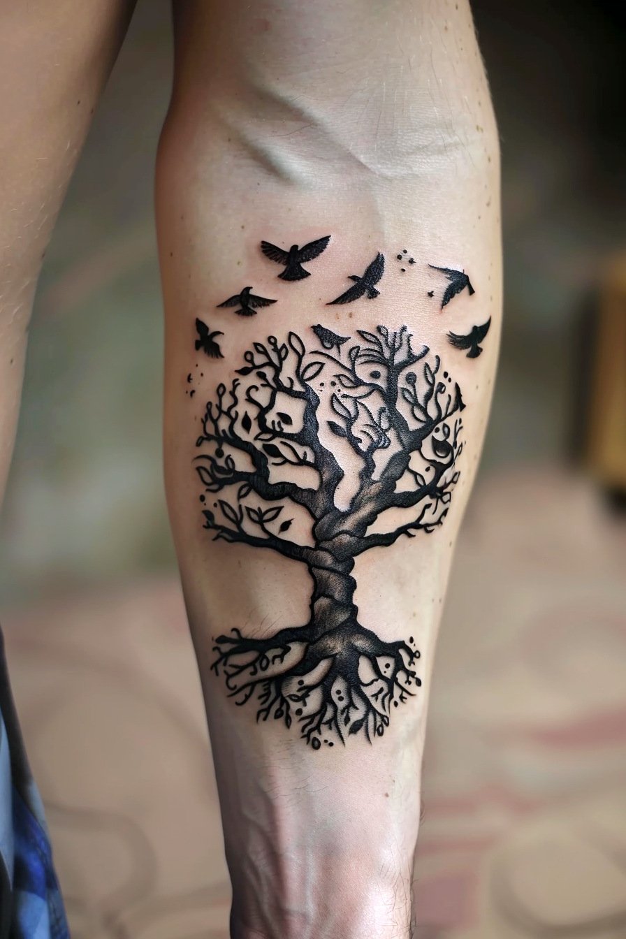 Tree of Life Tattoo Design Ideas For Men 21