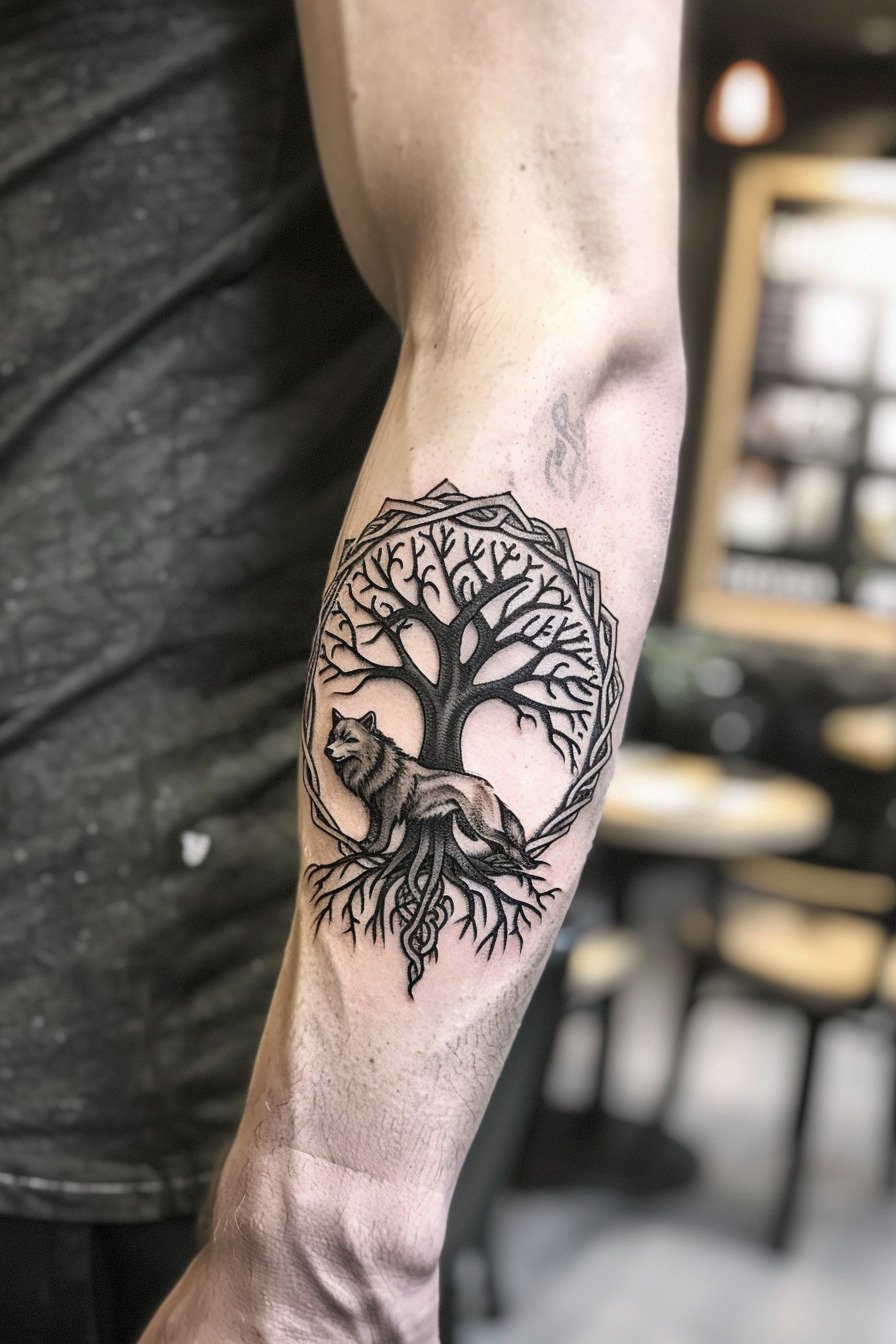 Tree of Life Tattoo Design Ideas For Men 23